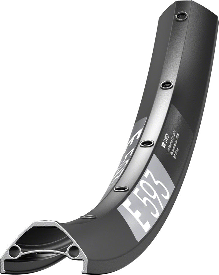 DT Swiss E 593 Rim - 27.5" Disc Black 28H-Goodwynn'sGoodwynn's