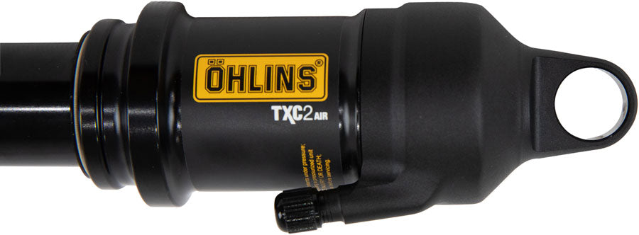 Ohlins TXC2 Rear Shock - Metric 165mm x 45mm Remote Actuated Twin-Tube Damper Adjustable Volume Air Spring Trunnion BLK-Goodwynn'sGoodwynn's