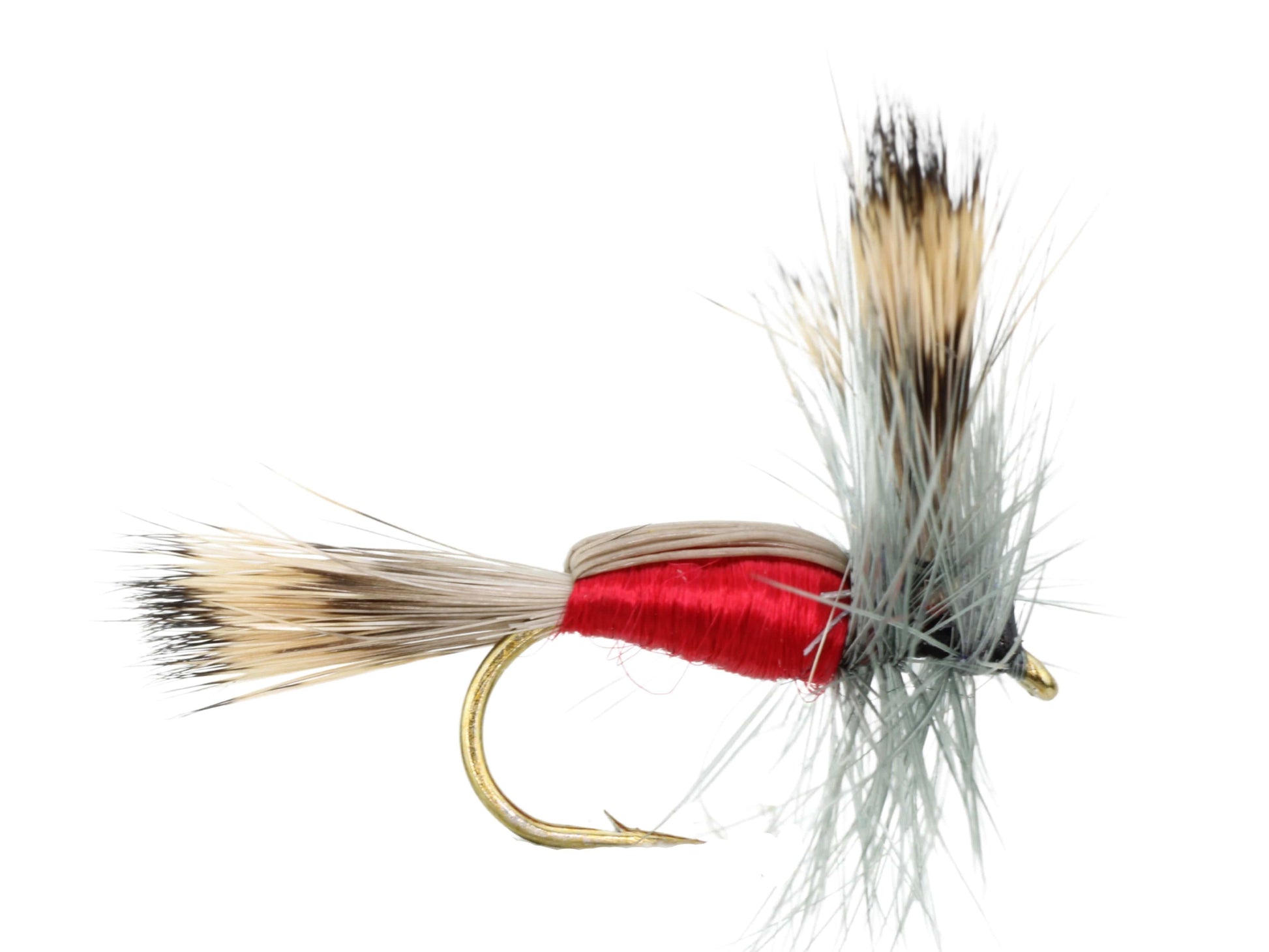Wild Water Fly Fishing Red Humpy, Size 10, Qty. 6-Goodwynn'sGoodwynn's