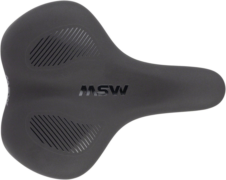 MSW Womens Saddle - Memory Foam Soft Touch Cover Steel Black-Goodwynn'sGoodwynn's