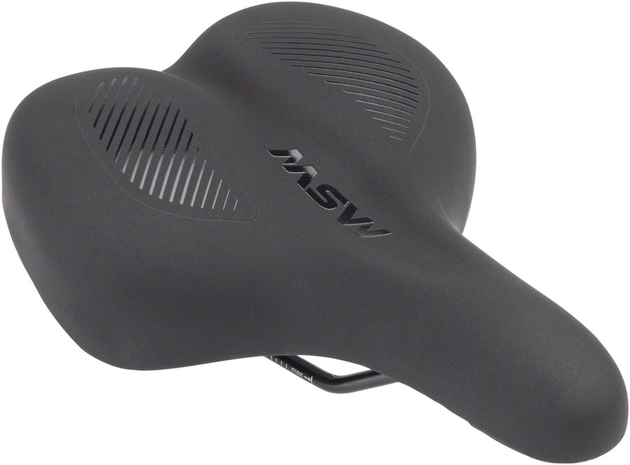MSW Womens Saddle - Memory Foam Soft Touch Cover Steel Black-Goodwynn'sGoodwynn's