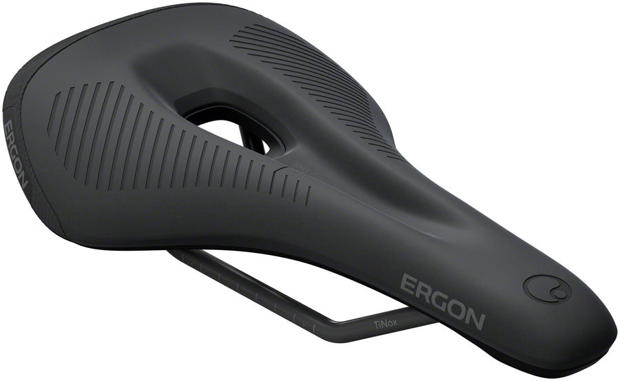 Ergon SMS Comp Saddle - TiNox SL Black Mens Medium/Large-Goodwynn'sGoodwynn's