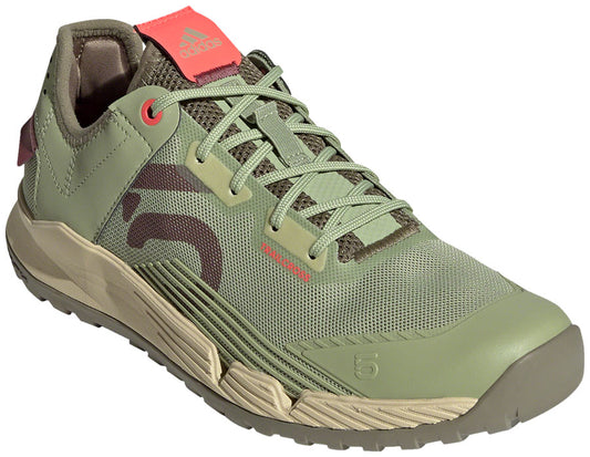 Five Ten Trailcross LT Flat Shoes - Womens Magic Lime/Quiet Crimson/Orbit Green 7-Goodwynn's