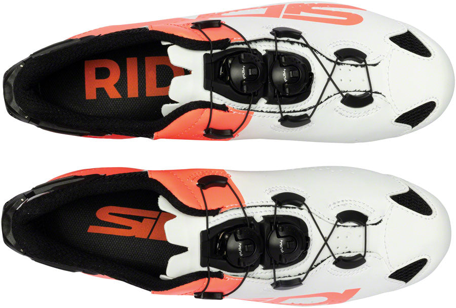 Sidi Shot 2S Pro Road Shoes - Mens White/Coral 43-Goodwynn'sGoodwynn's