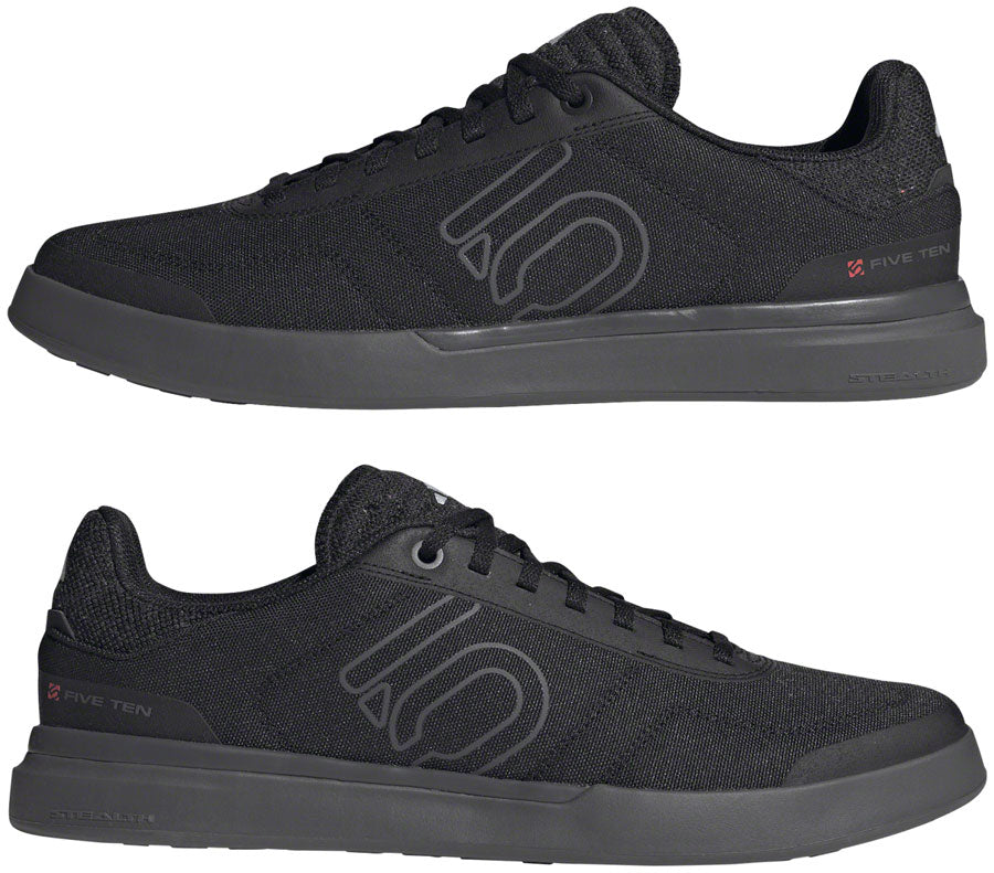 Five Ten Sleuth Deluxe Canvas Flat Shoes - Mens Core BLK/Gray Five/Ftwr White 10