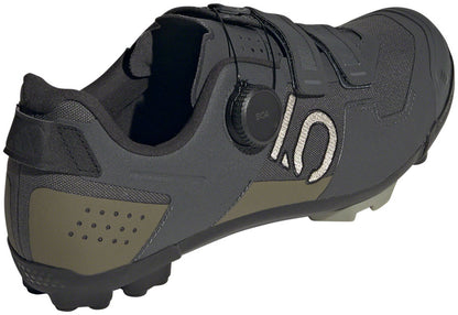 Five Ten Kestrel BOA Mountain Clipless Shoes - Mens Gray Six/Silver Pebble/Olive Strata 12