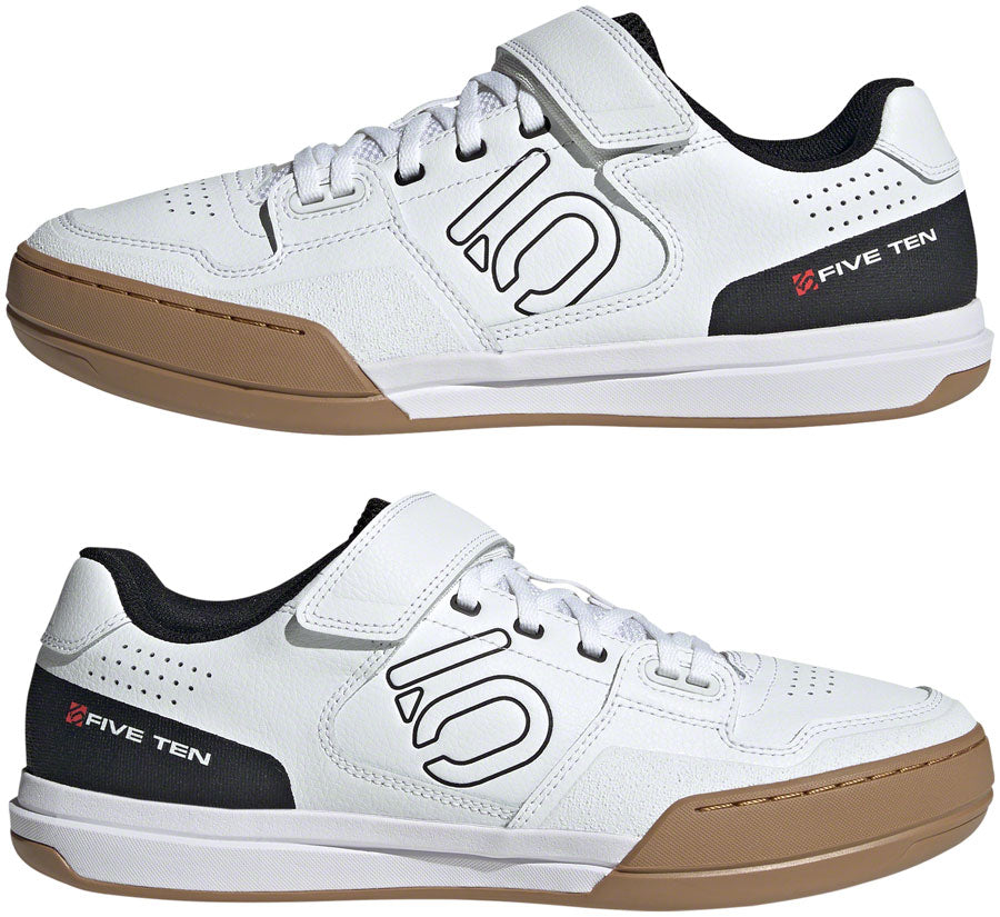 Five Ten Hellcat Mountain Clipless Shoes - Mens FTWR White/Core Black/Red 6-Goodwynn'sGoodwynn's