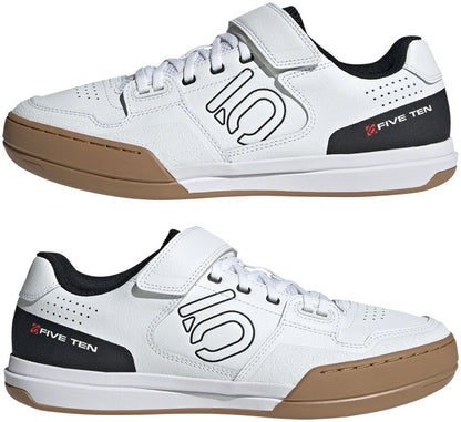 Five Ten Hellcat Mountain Clipless Shoes - Mens FTWR White/Core BLK/Red 4.5