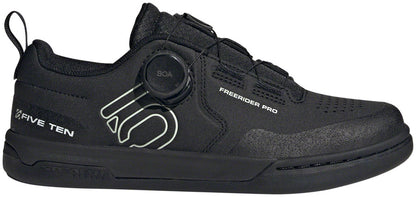 Five Ten Freerider Pro BOA Flat Shoes - Womens  Core BLK/Linen Green/FTWR White 5