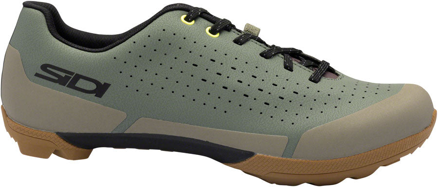 Sidi Asper Laces Gravel Shoes - Mens Military Yellow 44.5-Goodwynn'sGoodwynn's