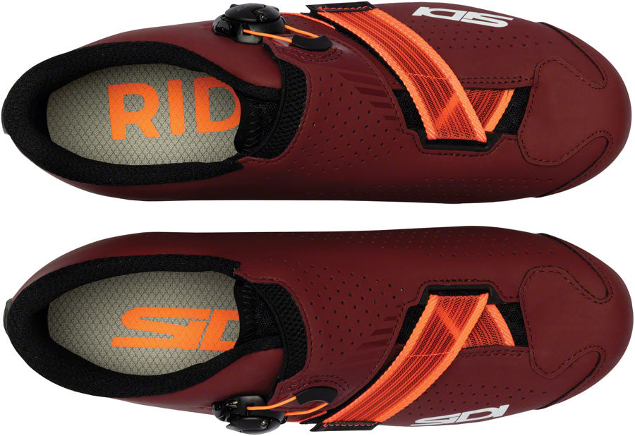 Sidi Prima Road Shoes - Womens Cabernet/Coral 38-Goodwynn'sGoodwynn's