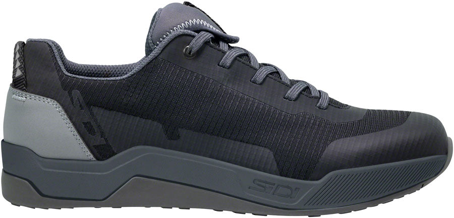 Sidi Motus Flat Shoes - Black/Gray Size 39 Millenium Fit-Goodwynn'sGoodwynn's