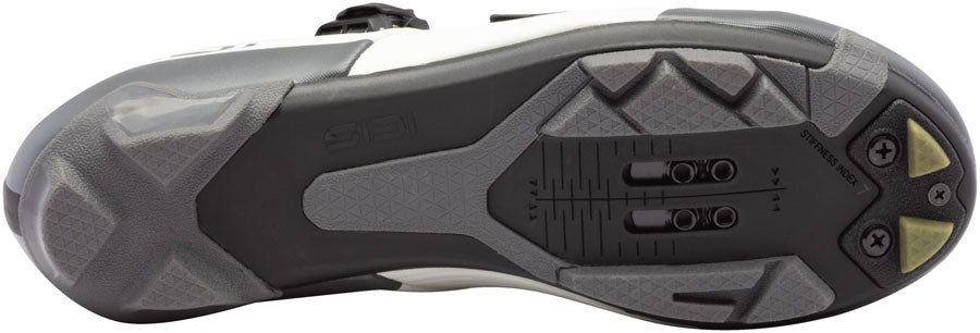 Sidi Silvis XC Clipless Shoes - Mens Ice White/Olive Green 42.5-Goodwynn'sGoodwynn's