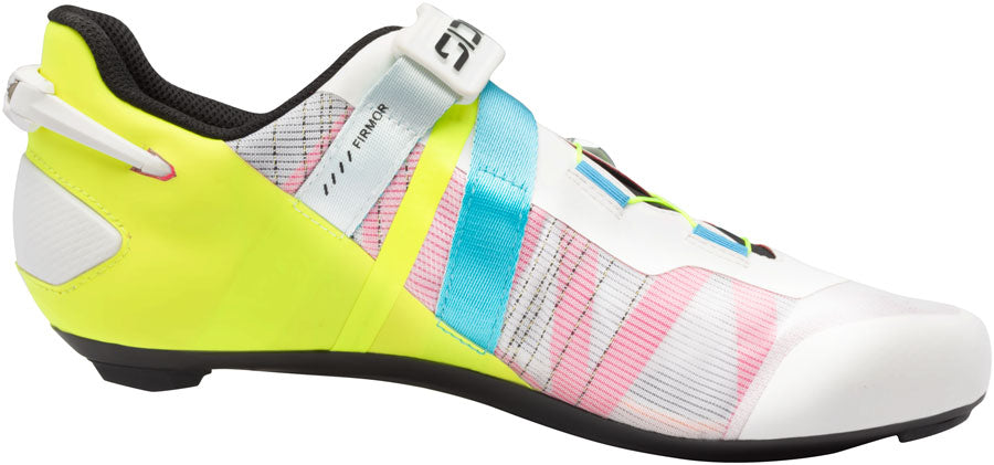 Sidi Wire 3 Road Shoes - Mens White/Yellow Fluo 40