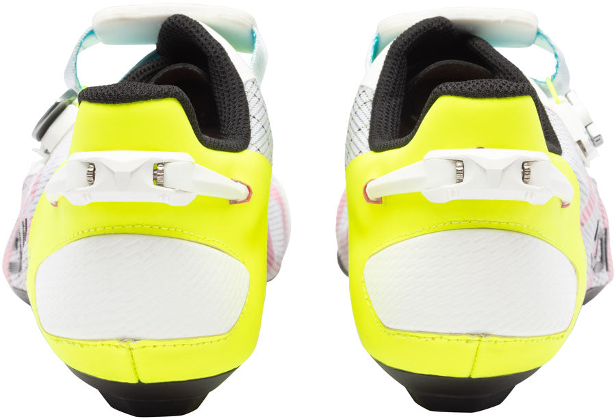 Sidi Wire 3 Road Shoes - Mens White/Yellow Fluo 40