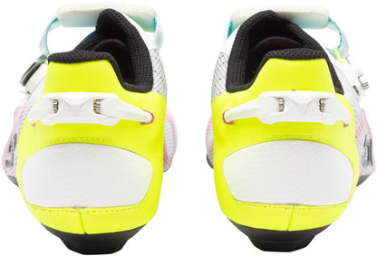 Sidi Wire 3 Road Shoes - Mens White/Yellow Fluo 43.5