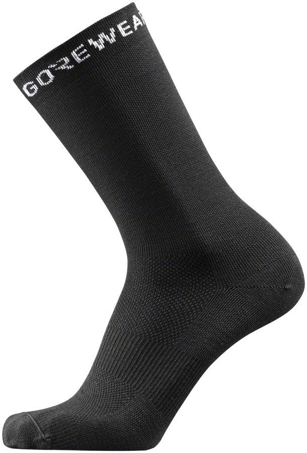 Gorewear Essential Merino Socks - Black Mens Performance Wool Socks-Goodwynn'sGoodwynn's