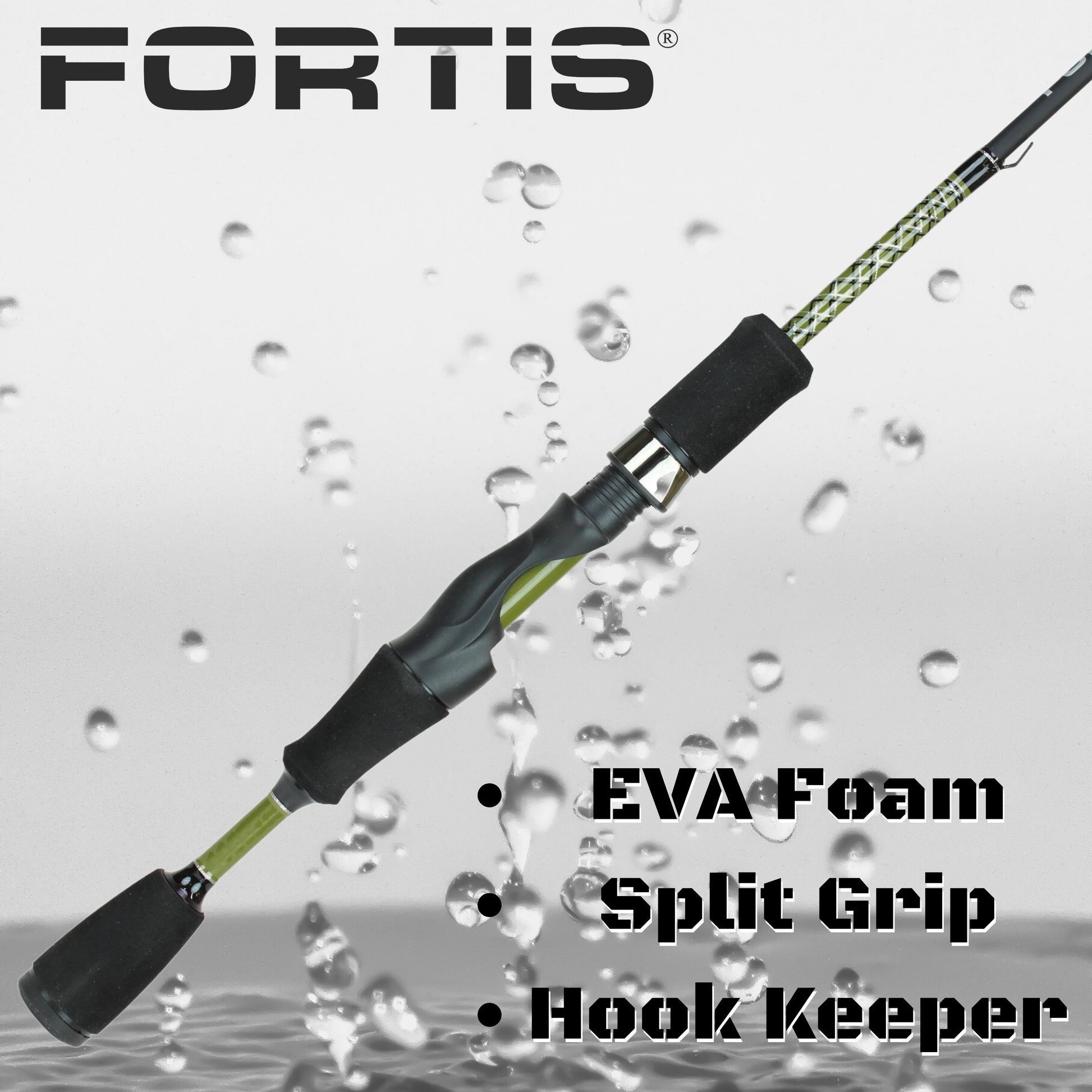 Fortis 5' Ultra Light Action 2 Piece Spinning Rod-Goodwynn'sGoodwynn's