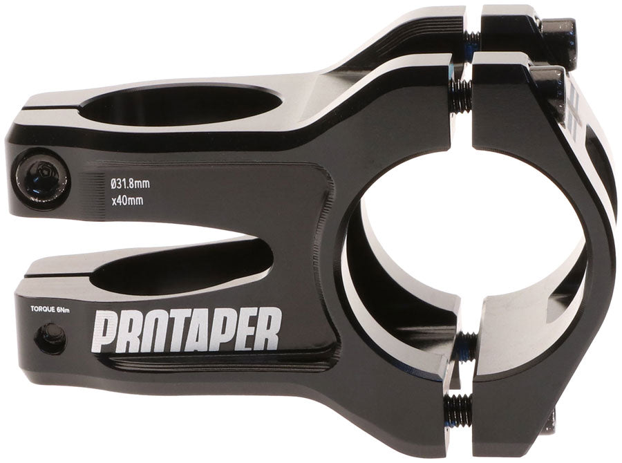 ProTaper Vice Trail Stem - 40mm 31.8mm Clamp +/-0 1 1/8" Aluminum Black-Goodwynn'sGoodwynn's