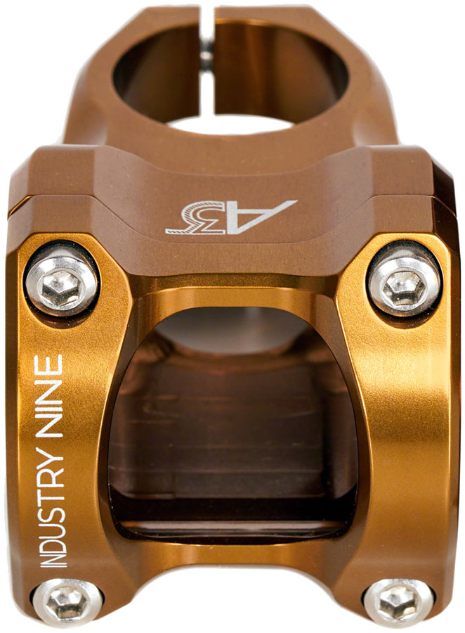 Industry Nine A318 Stem - 30mm 31.8mm Clamp +/-4.4 1 1/8" Aluminum Bronze