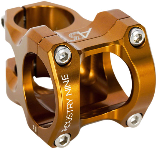 Industry Nine A318 Stem - 40mm 31.8mm Clamp +/-4.4 1 1/8" Aluminum Bronze-Goodwynn's