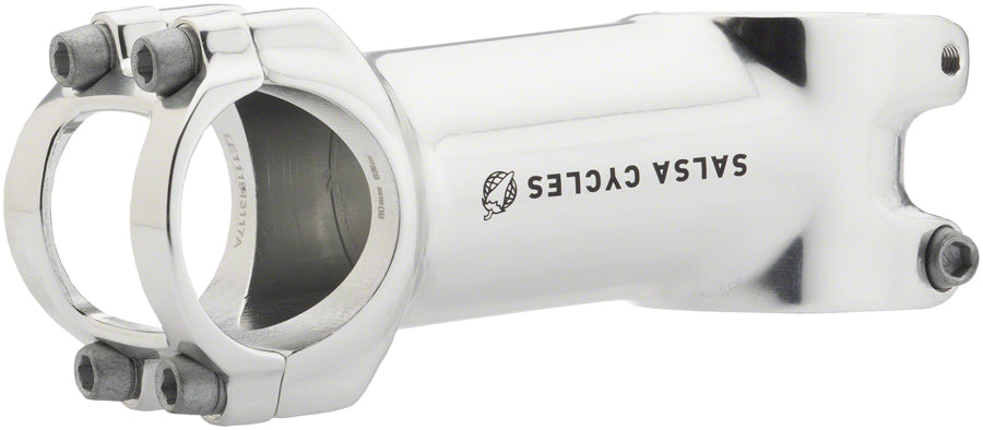 Salsa Guide Stem - 80mm 31.8 clamp +/-6 1 1/8" Aluminum Silver-Goodwynn'sGoodwynn's