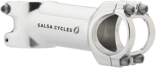 Salsa Guide Stem - 80mm 31.8 clamp +/-6 1 1/8" Aluminum Silver-Goodwynn's