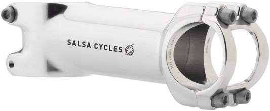 Salsa Guide Stem - 90mm 31.8 clamp +/-6 1 1/8" Aluminum Silver-Goodwynn's