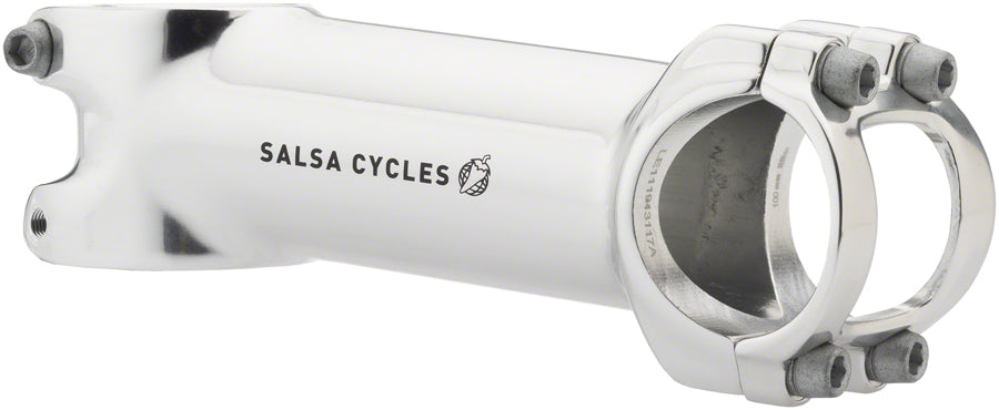 Salsa Guide Stem - 100mm 31.8 clamp +/-6 1 1/8" Aluminum Silver-Goodwynn'sGoodwynn's