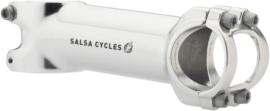 Salsa Guide Stem - 100mm 31.8 clamp +/-6 1 1/8" Aluminum Silver-Goodwynn's