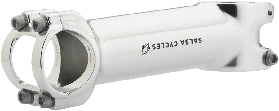 Salsa Guide Stem - 110mm 31.8 clamp +/-6 1 1/8" Aluminum Silver-Goodwynn'sGoodwynn's