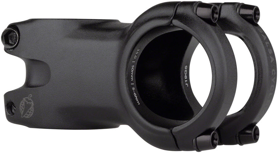 Salsa Guide Trail Stem- 50mm 35.0 Clamp 0 Degree 1 1/8" Aluminum Black-Goodwynn'sGoodwynn's