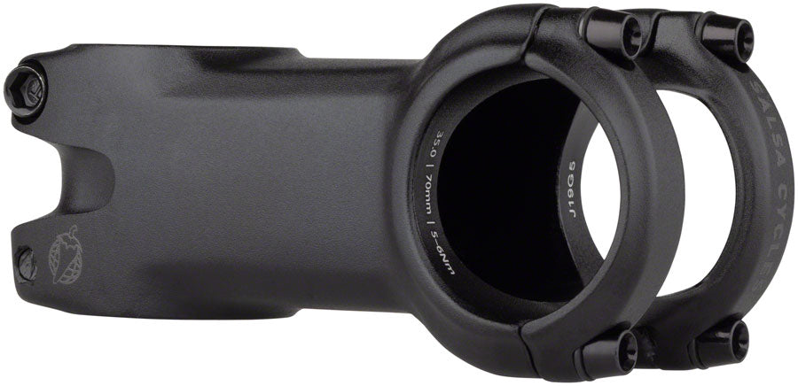 Salsa Guide Trail Stem- 70mm 35.0 Clamp 0 Degree 1 1/8" Aluminum Black-Goodwynn'sGoodwynn's