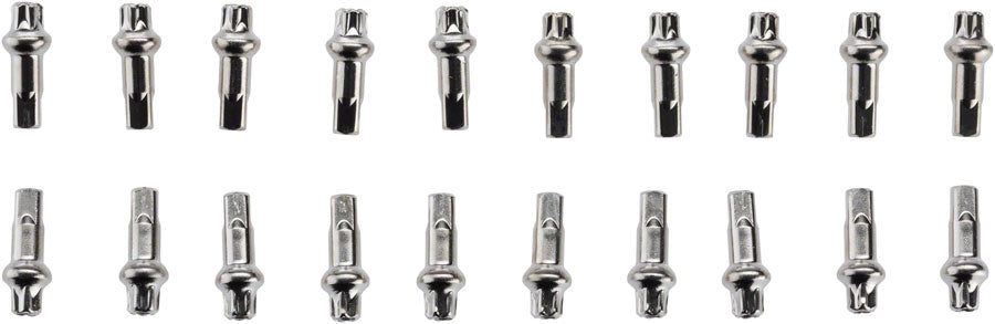 DT Swiss Squorx Pro Head Pro Lock Brass Nipples: 2.0 x 15mm Silver Box of 20-Goodwynn'sGoodwynn's