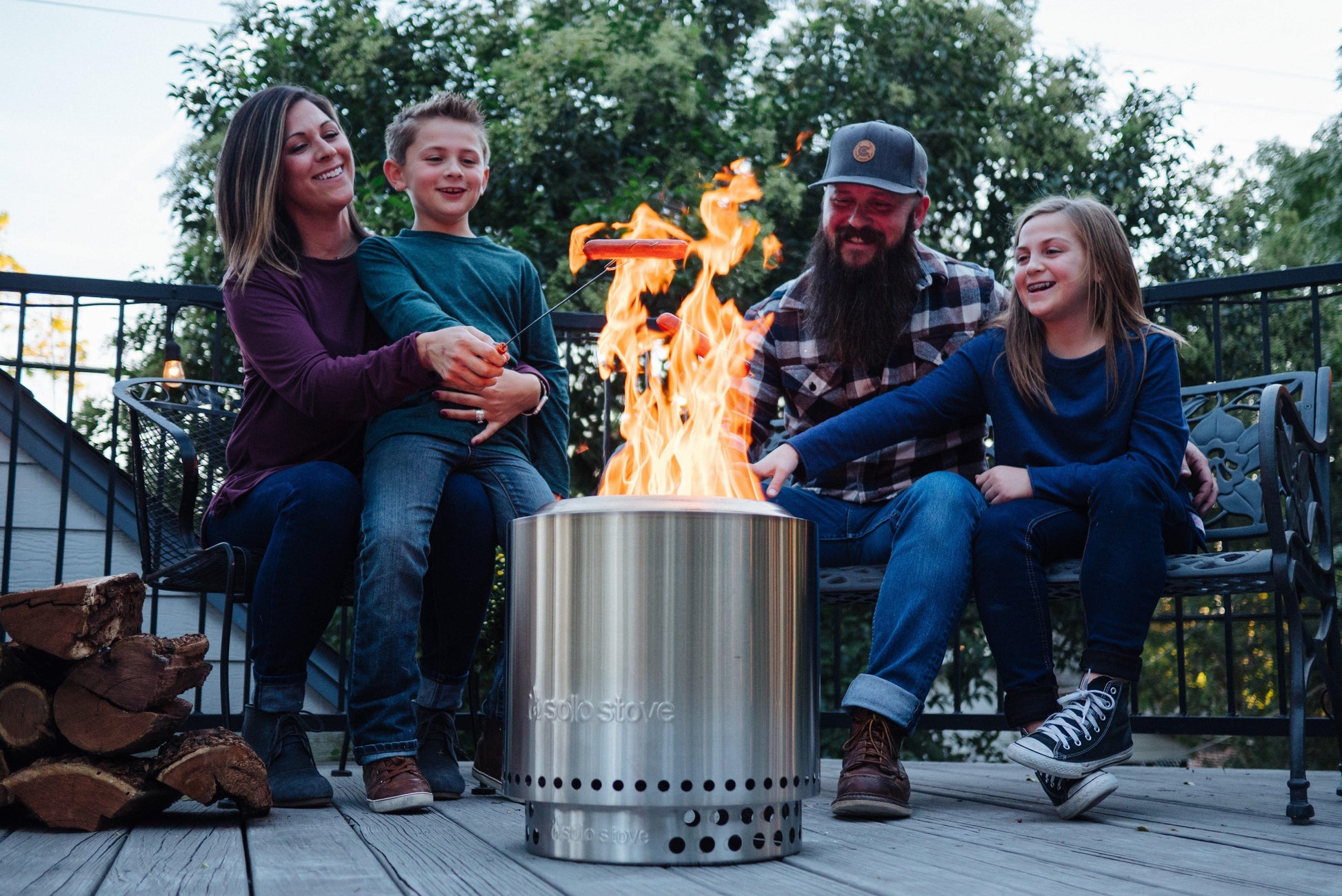 Solo Stove Bundle - Ranger/Bonfire/Yukon/Canyon 2.0 with Stand, Smokeless Fire Pit | Wood Burning Fireplaces with Removable Ash Pan, Portable Outdoor Firepit - Ideal for Camping & Outdoor Spaces, Stainless Steel-Goodwynn'sGoodwynn's