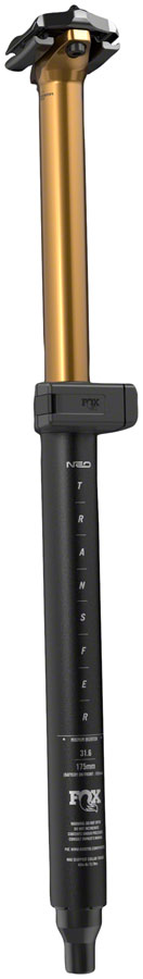 FOX Transfer Factory Neo Wireless Dropper Seatpost - 34.9 mm 125 mm Internal Routing Kashima Coat-Goodwynn'sGoodwynn's