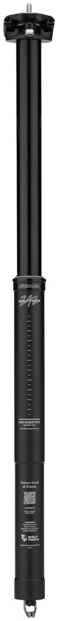 Wolf Tooth Resolve Dropper Seatpost - 31.6 242mm Travel Black Rev 2-Goodwynn'sGoodwynn's
