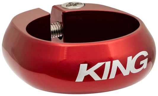 Chris King Seatpost Clamp - 34.9mm Red-Goodwynn's