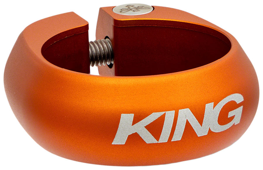 Chris King Seatpost Clamp - 34.9mm Matte Mango-Goodwynn'sGoodwynn's