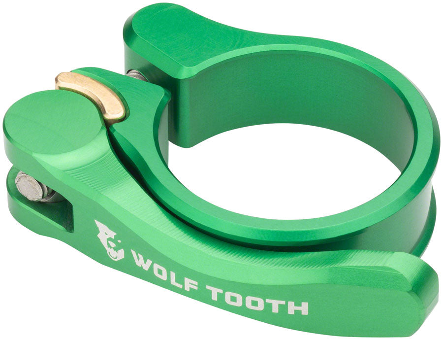 Wolf Tooth Components Quick Release Seatpost Clamp - 31.8mm Green-Goodwynn'sGoodwynn's