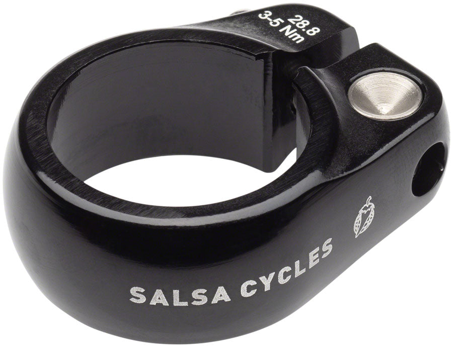 Salsa Lip-Lock Seatpost Clamp - 28.8mm Bolt-On Black-Goodwynn'sGoodwynn's