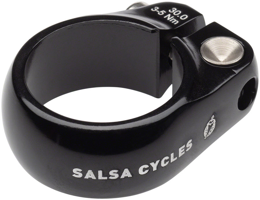 Salsa Lip-Lock Seatpost Clamp - 30.0mm Bolt-On Black-Goodwynn'sGoodwynn's