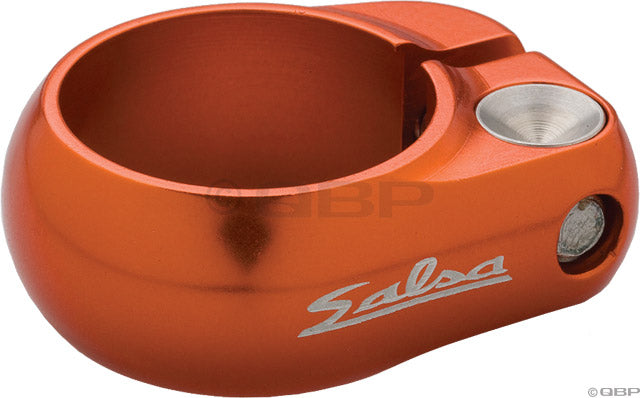 Salsa Lip-Lock Seatpost Clamp - 36.4mm Bolt-On Orange-Goodwynn'sGoodwynn's