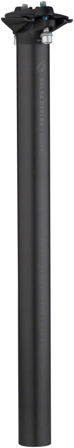 Salsa Guide Carbon Seatpost 31.6 x 400mm 0mm Offset Black-Goodwynn'sGoodwynn's