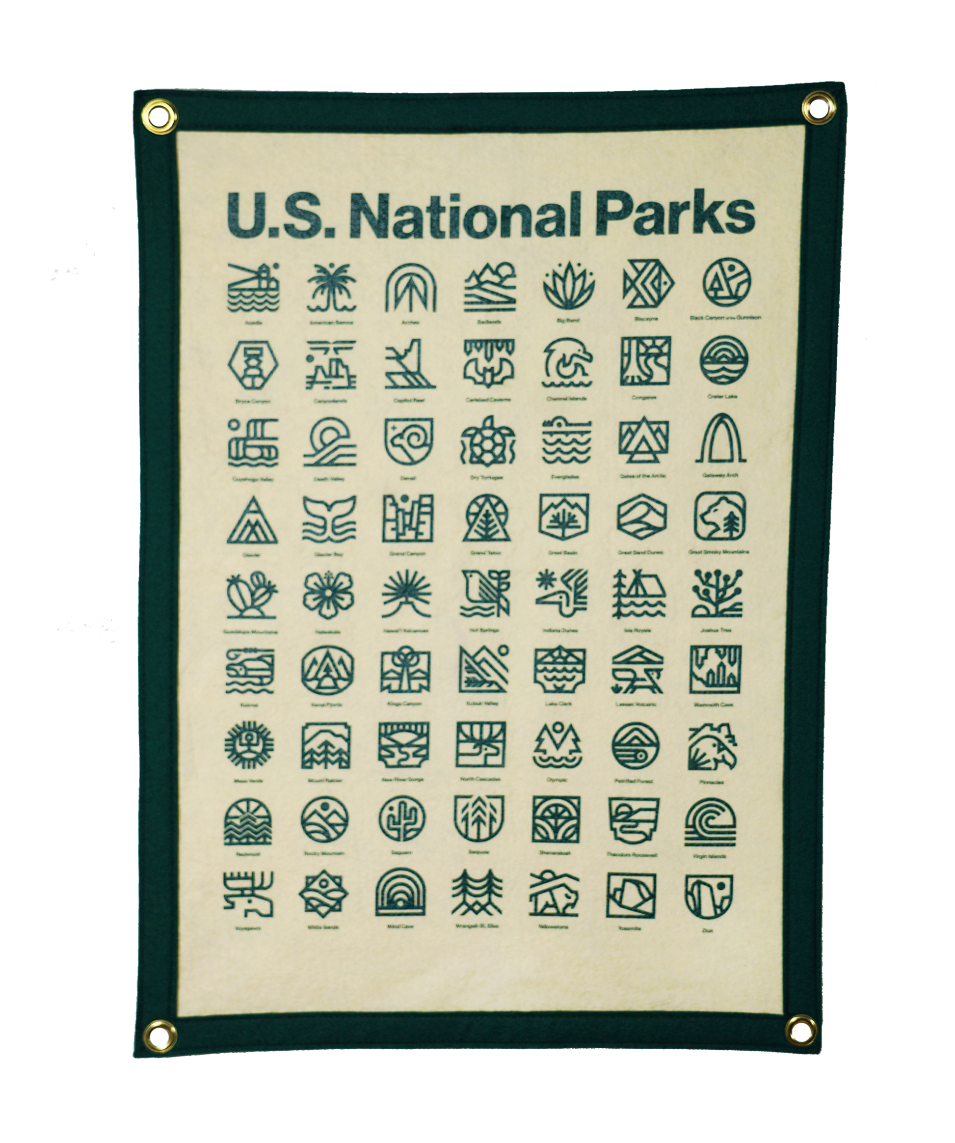 National Parks Camp Flag • Steve Wolf x Oxford Pennant-Goodwynn'sGoodwynn's