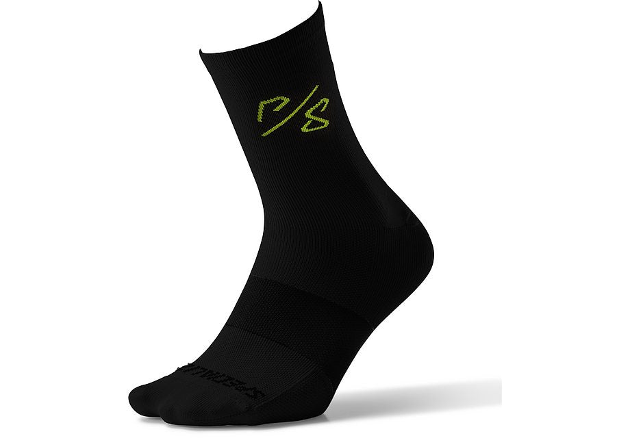 Specialized Soft Air Tall Sock Sagan Decon Green Black L