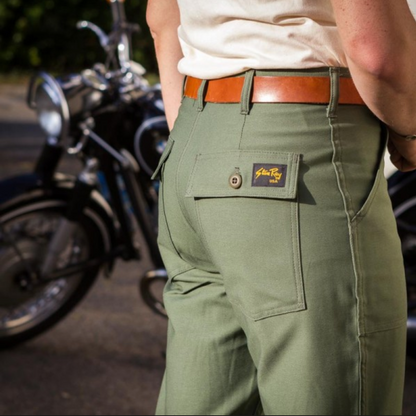 TAPER FATIGUE (OLIVE SATEEN) 1201