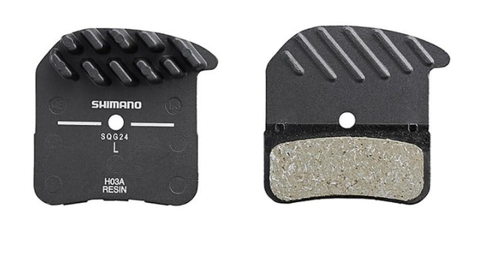 Shimano, H-Type, Disc Brake Pads, Shape: Shimano D-Type/H-Type, Metallic, Pair, IBPH03CMFA