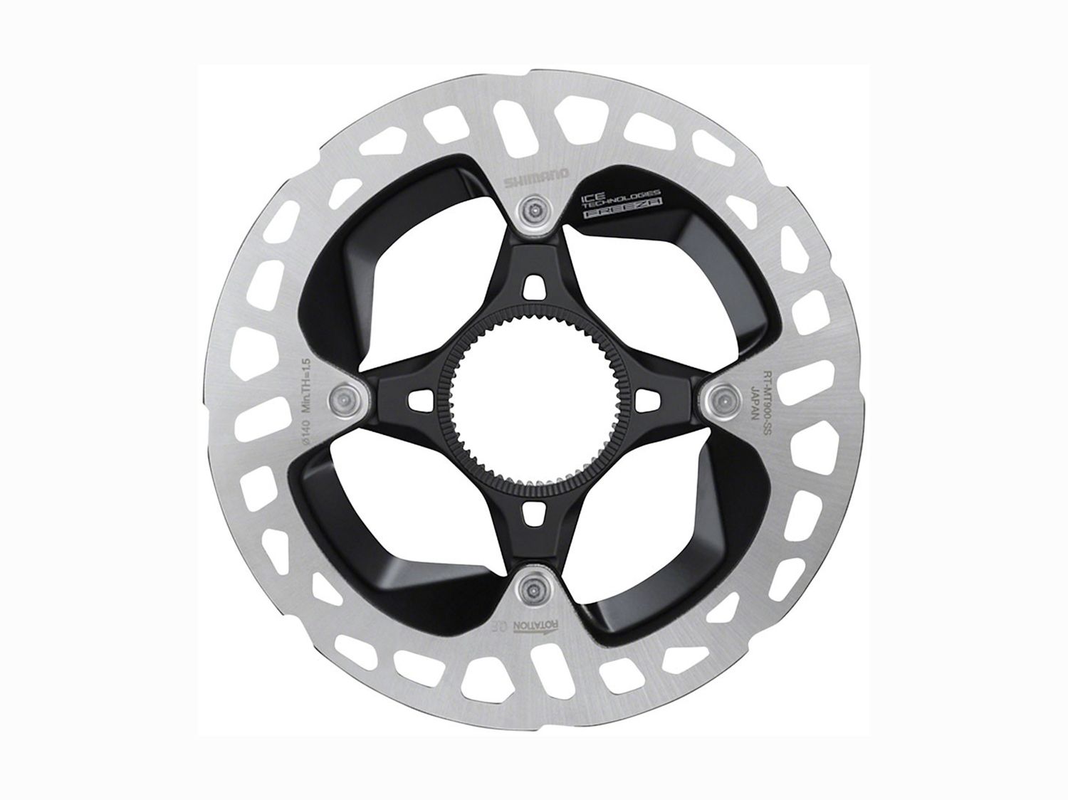 Rotor Shimano MT900 XTR 140mm Centerlock Silver/Black-Goodwynn'sGoodwynn's