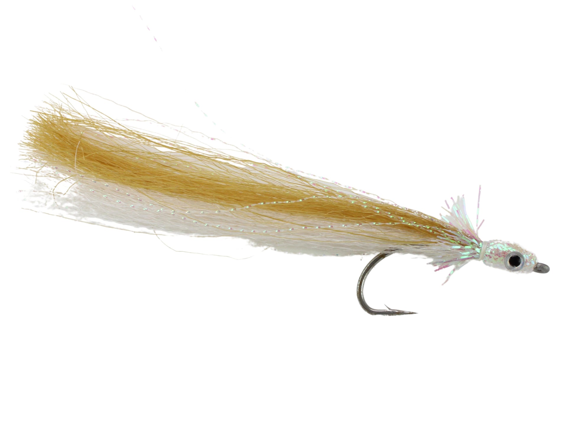 Wild Water Fly Fishing Brown Sand Short Tail Eel, Size 1/0, Qty. 3-Goodwynn'sGoodwynn's